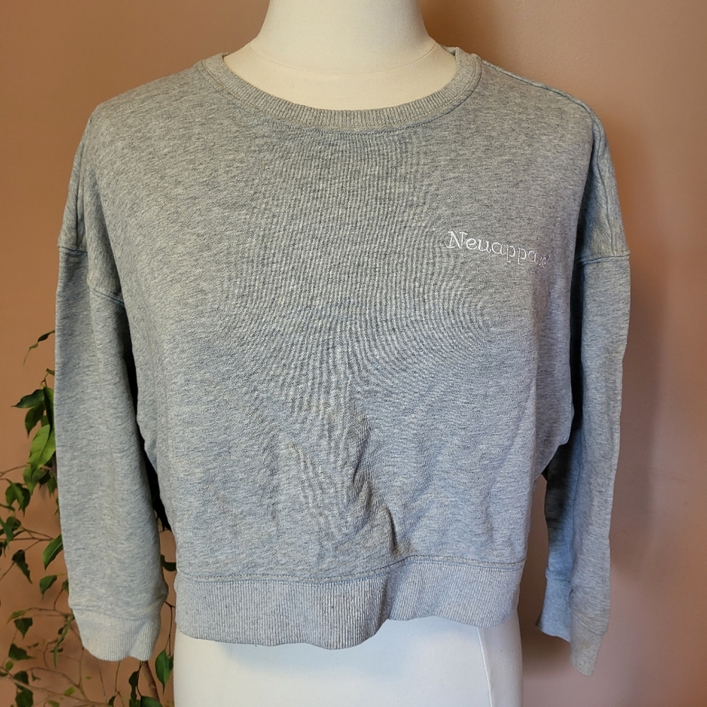 Neu apparel cropped crewneck sweatshirt